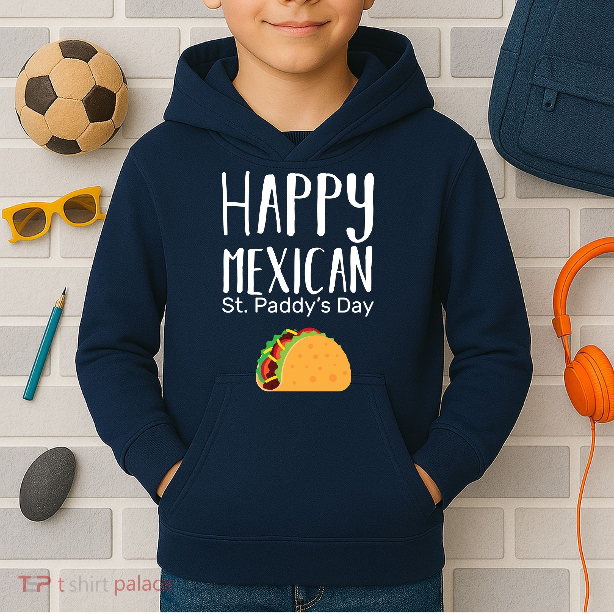 Happy Mexican St. Paddy's Day Kids Hoodie