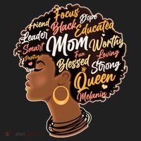 Happy Mother’s Day Mom Queen African American Beanie thumb 2