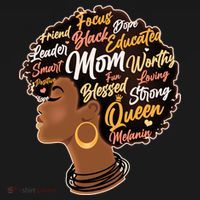Happy Mother’s Day Mom Queen African American Polo thumb 3