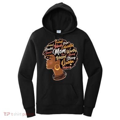 Happy Mother’s Day Mom Queen African American Women's Hoodie