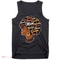 Happy Mother’s Day Mom Queen African American Tank Top thumb 0