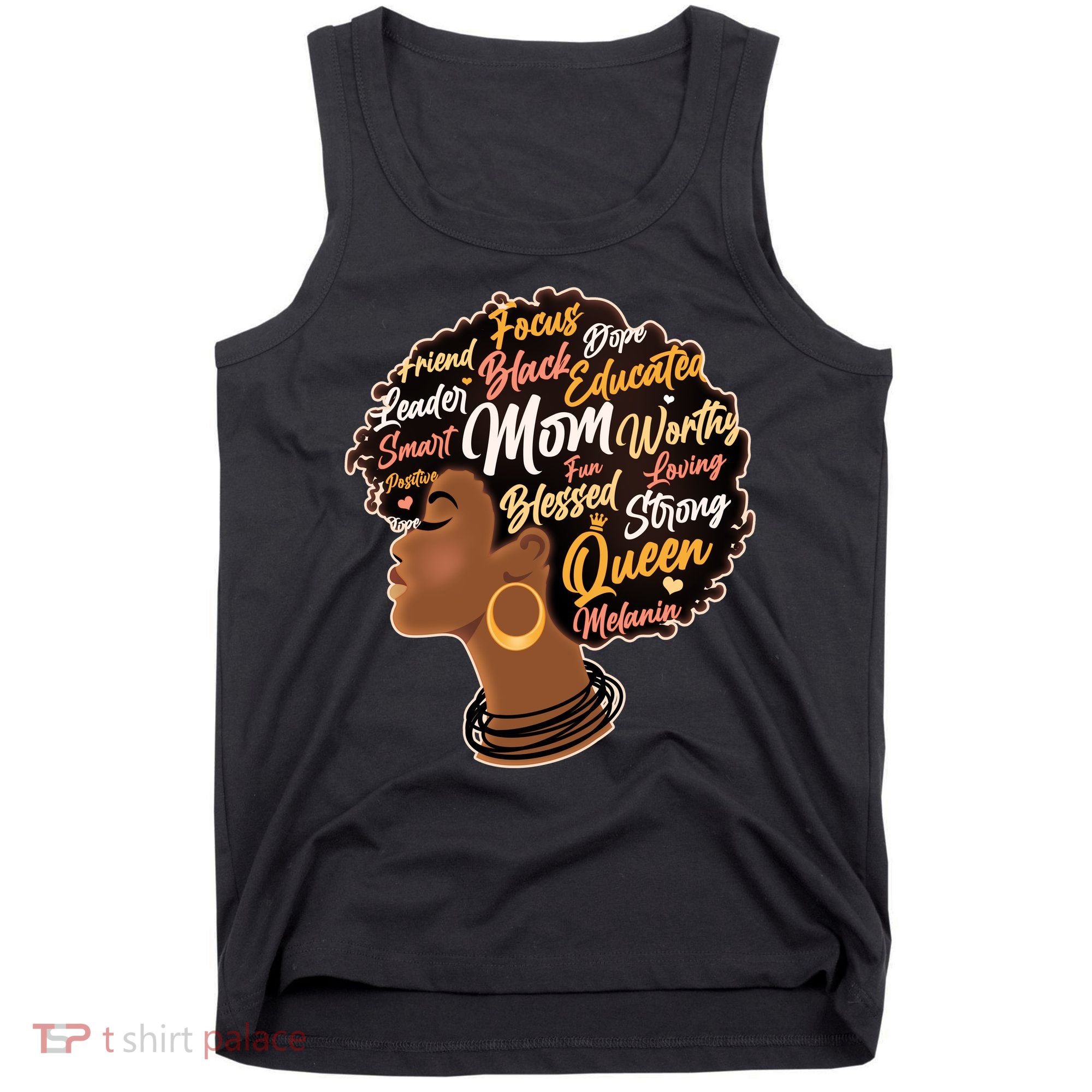 Happy Mother’s Day Mom Queen African American Tank Top