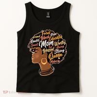 Happy Mother’s Day Mom Queen African American Tank Top thumb 2