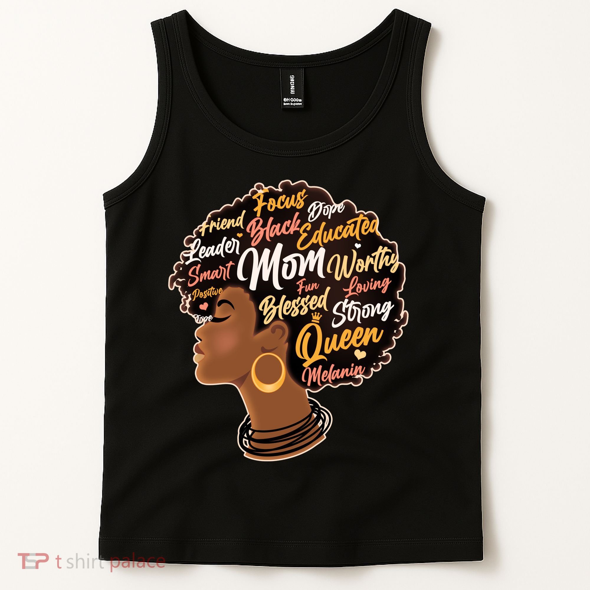 Happy Mother’s Day Mom Queen African American Tank Top