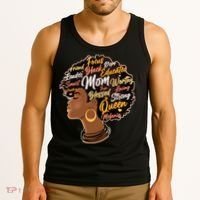 Happy Mother’s Day Mom Queen African American Tank Top thumb 3