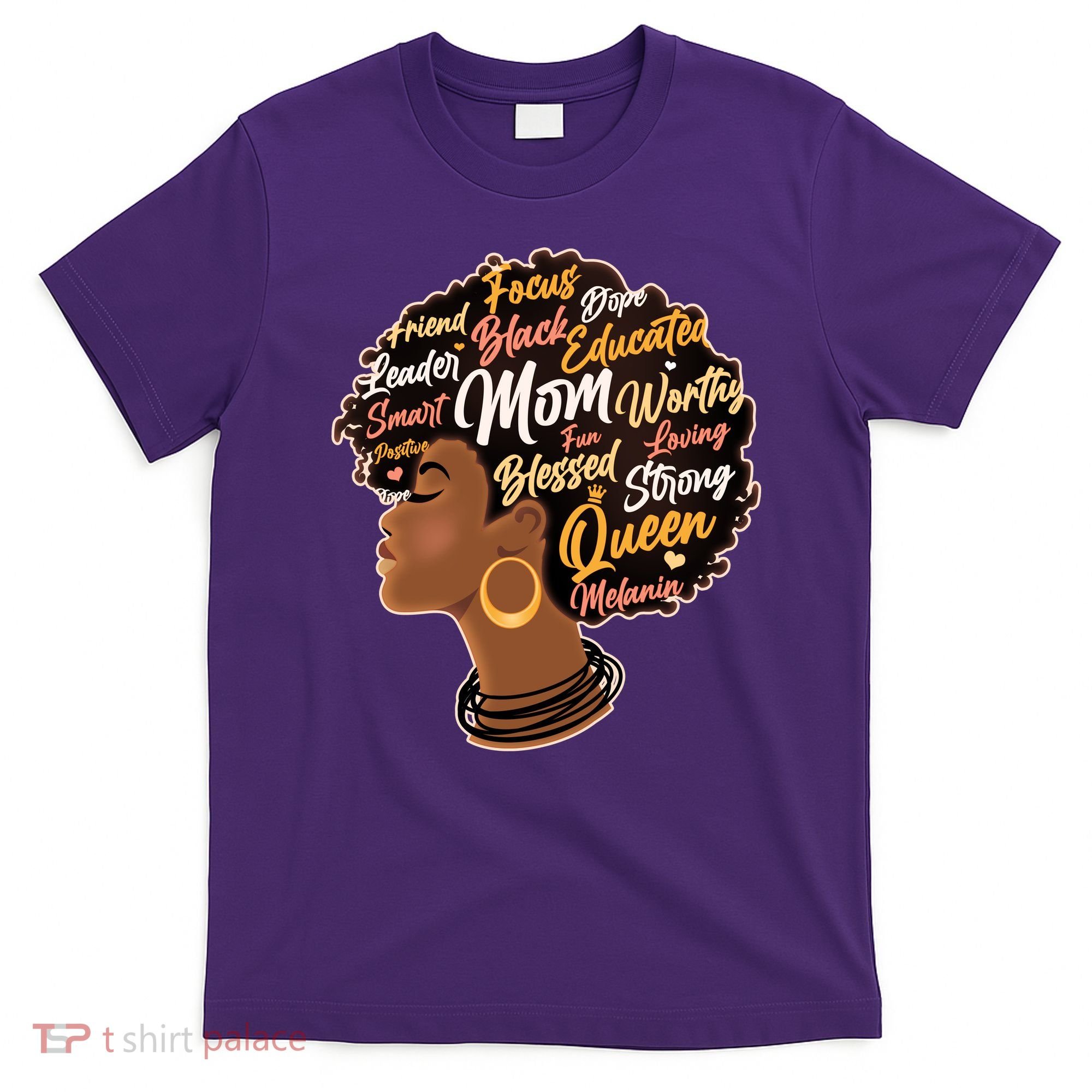Happy Mother’s Day Mom Queen African American T-Shirt