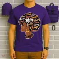 Happy Mother’s Day Mom Queen African American T-Shirt thumb 6