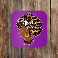 Happy Mother’s Day Mom Queen African American Coaster thumb 0