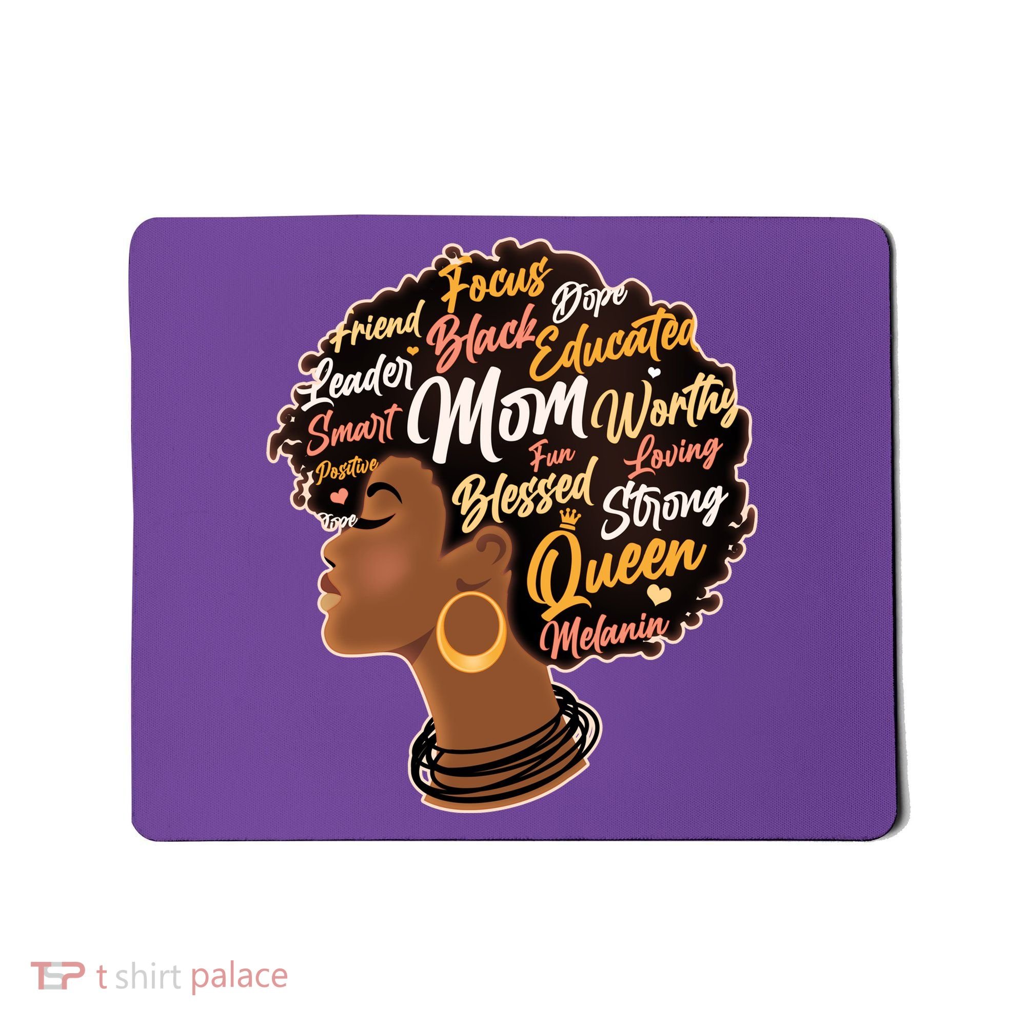 Happy Mother’s Day Mom Queen African American Mousepad