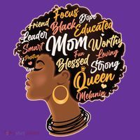 Happy Mother’s Day Mom Queen African American Mousepad thumb 1