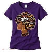 Happy Mother’s Day Mom Queen African American Women's T-Shirt thumb 0