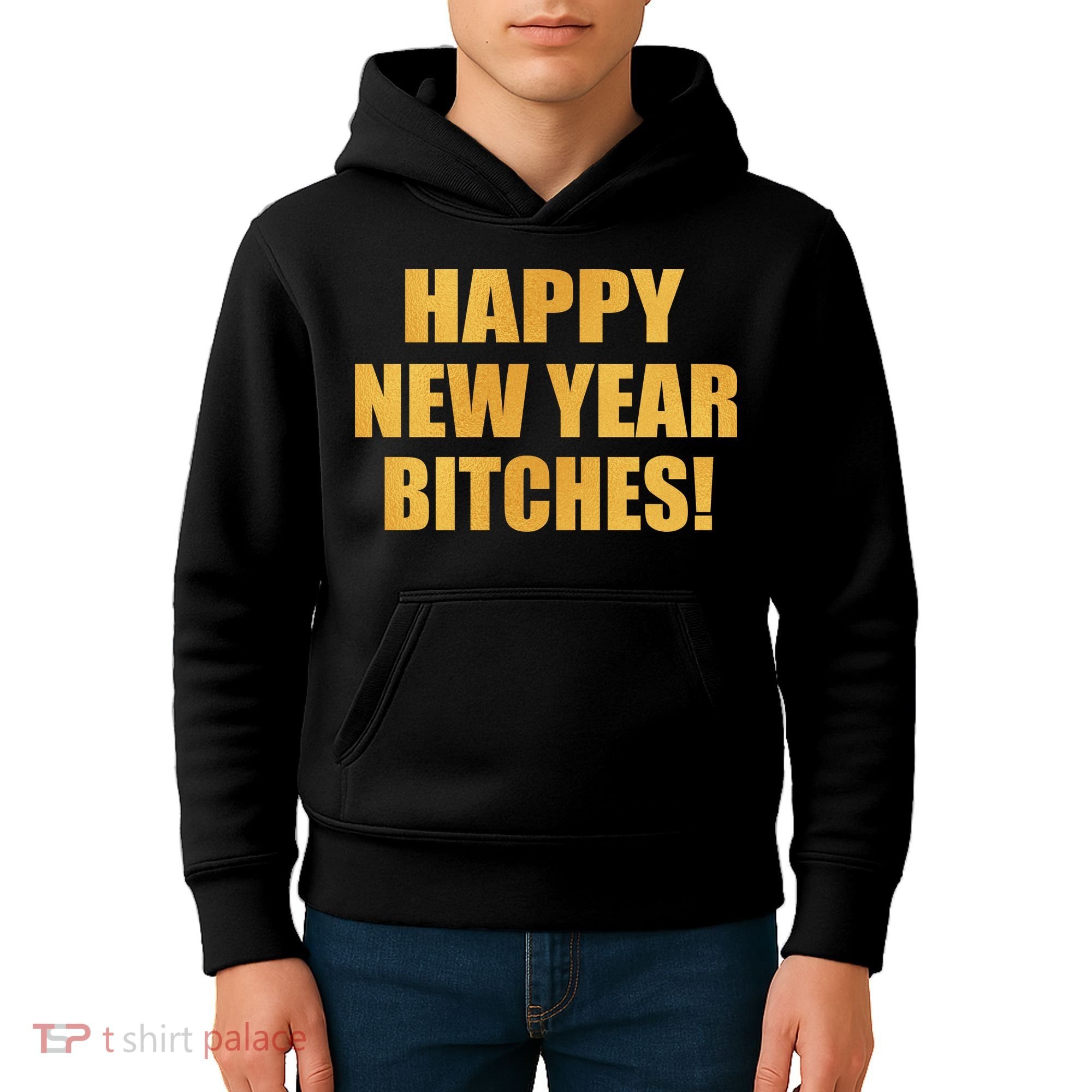 Happy New Year Bitches Kids Hoodie