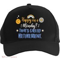 Happy On A Monday That's Called Retirement Five-Panel Snapback Cap thumb 0