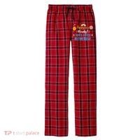 Happy On A Monday That's Called Retirement Men's Flannel Plaid Pajama Pants thumb 0