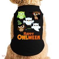 Happy OWLween Halloween Cute Doggie Tank thumb 0