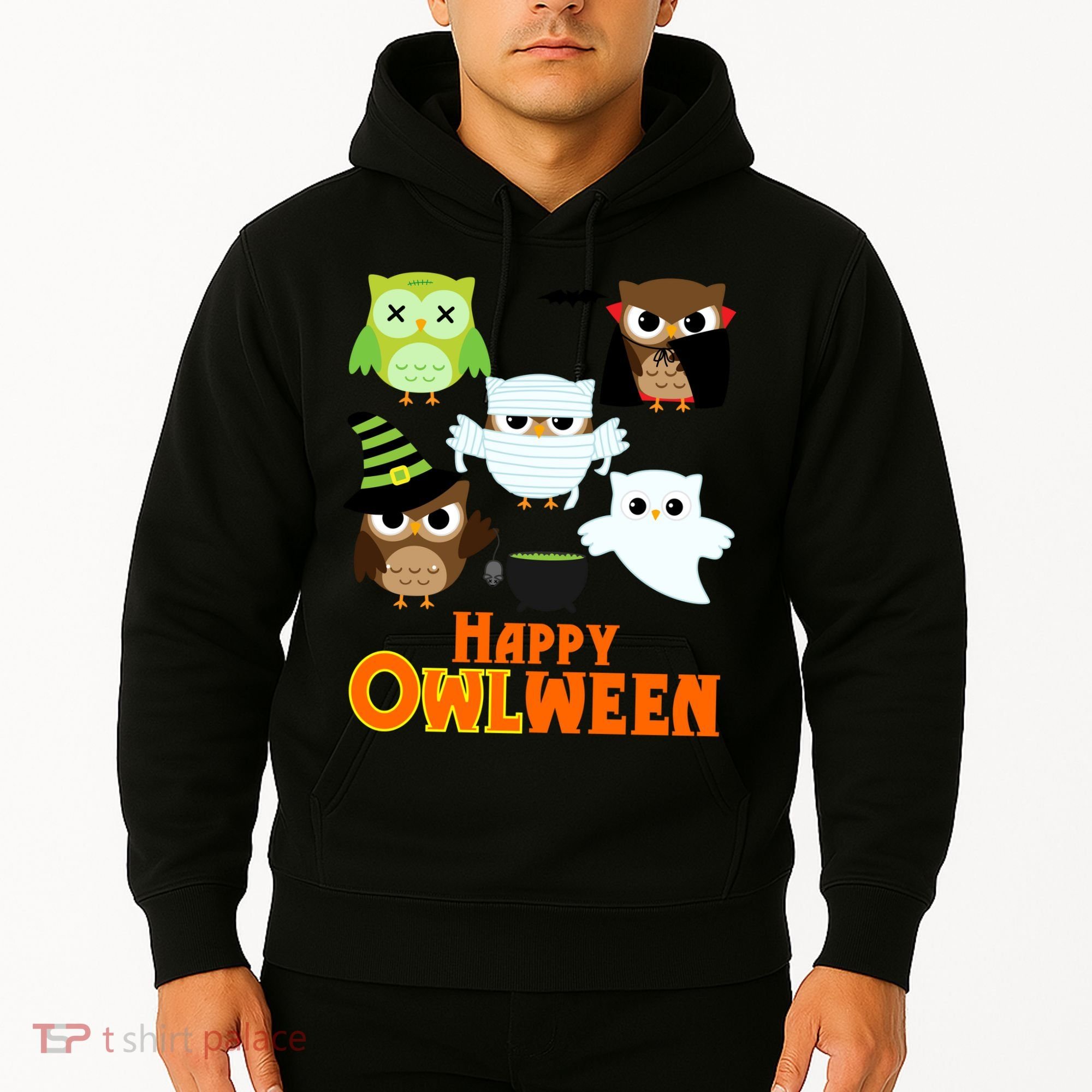 Happy OWLween Halloween Cute Hoodie