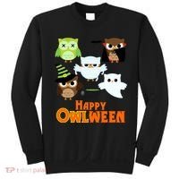 Happy OWLween Halloween Cute Sweatshirt thumb 0