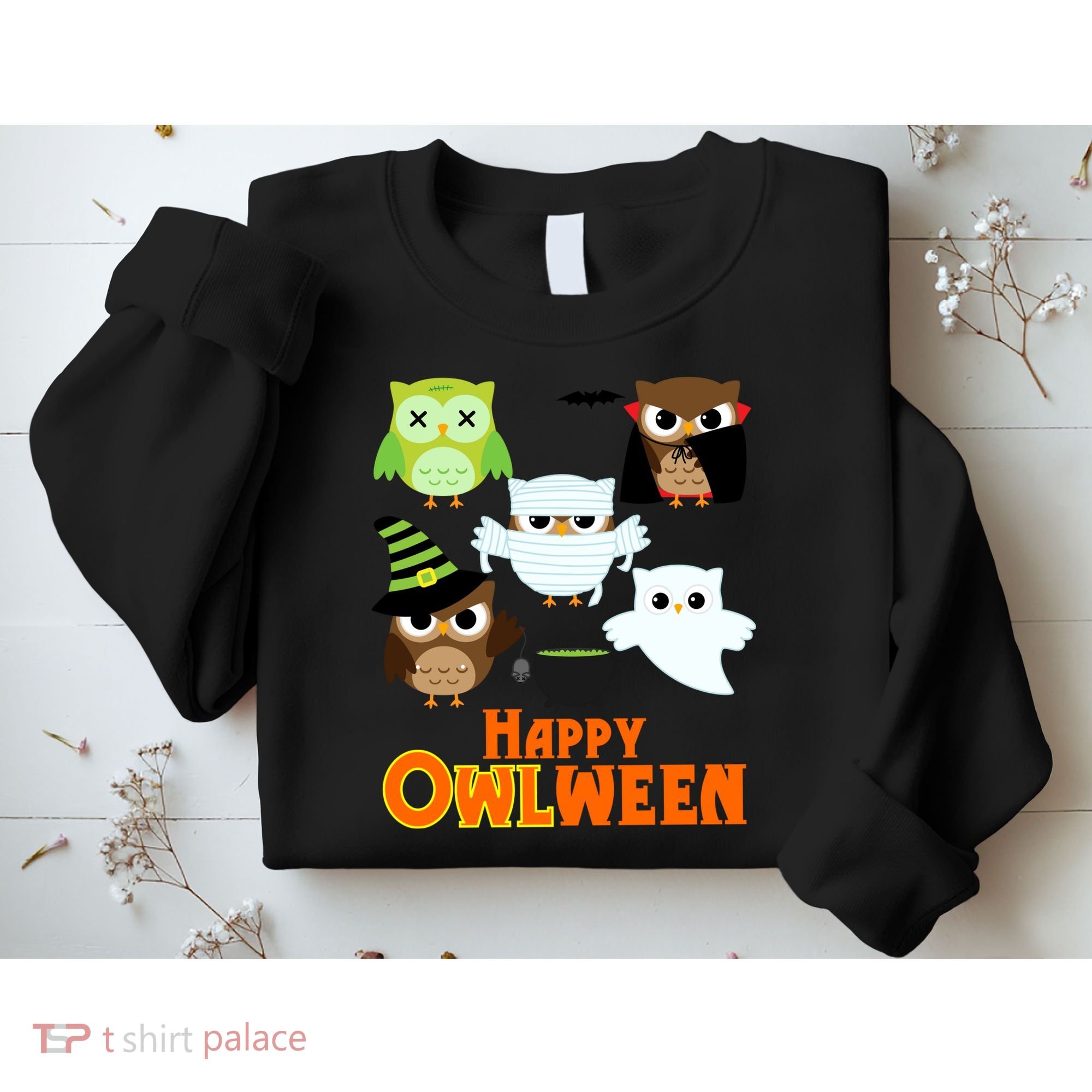 Happy OWLween Halloween Cute Sweatshirt