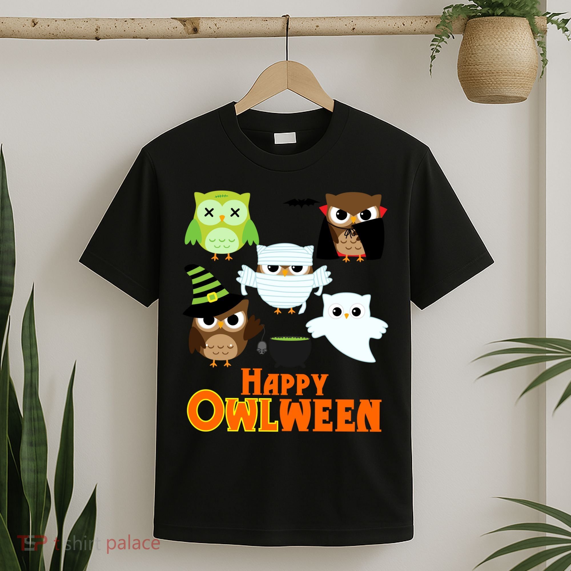 Happy OWLween Halloween Cute T-Shirt