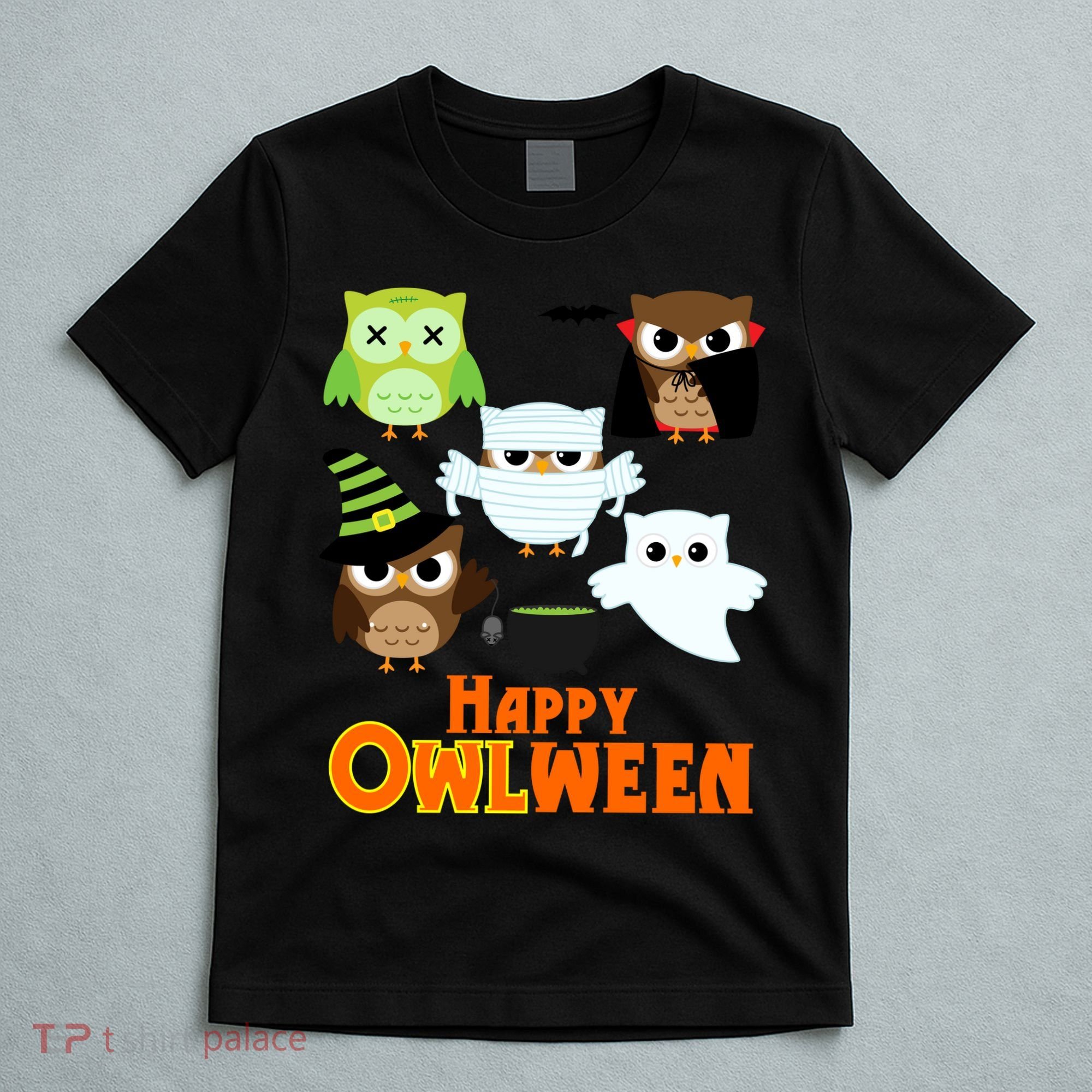 Happy OWLween Halloween Cute T-Shirt