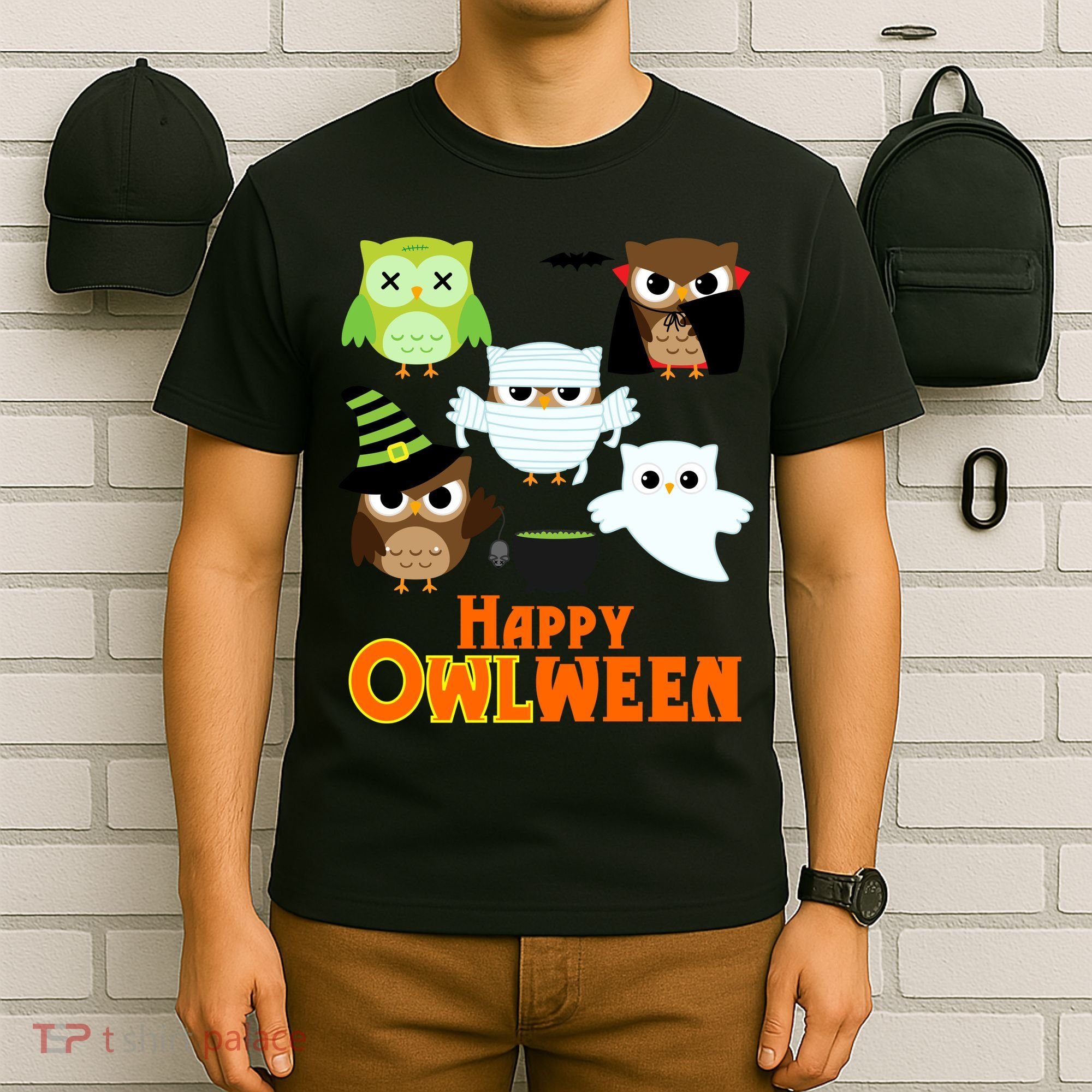 Happy OWLween Halloween Cute T-Shirt