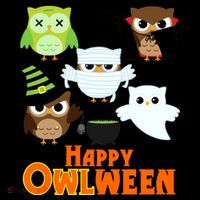 Happy OWLween Halloween Cute Bucket Hat thumb 4
