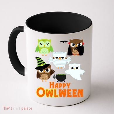 Happy OWLween Halloween Cute Coffee Mug