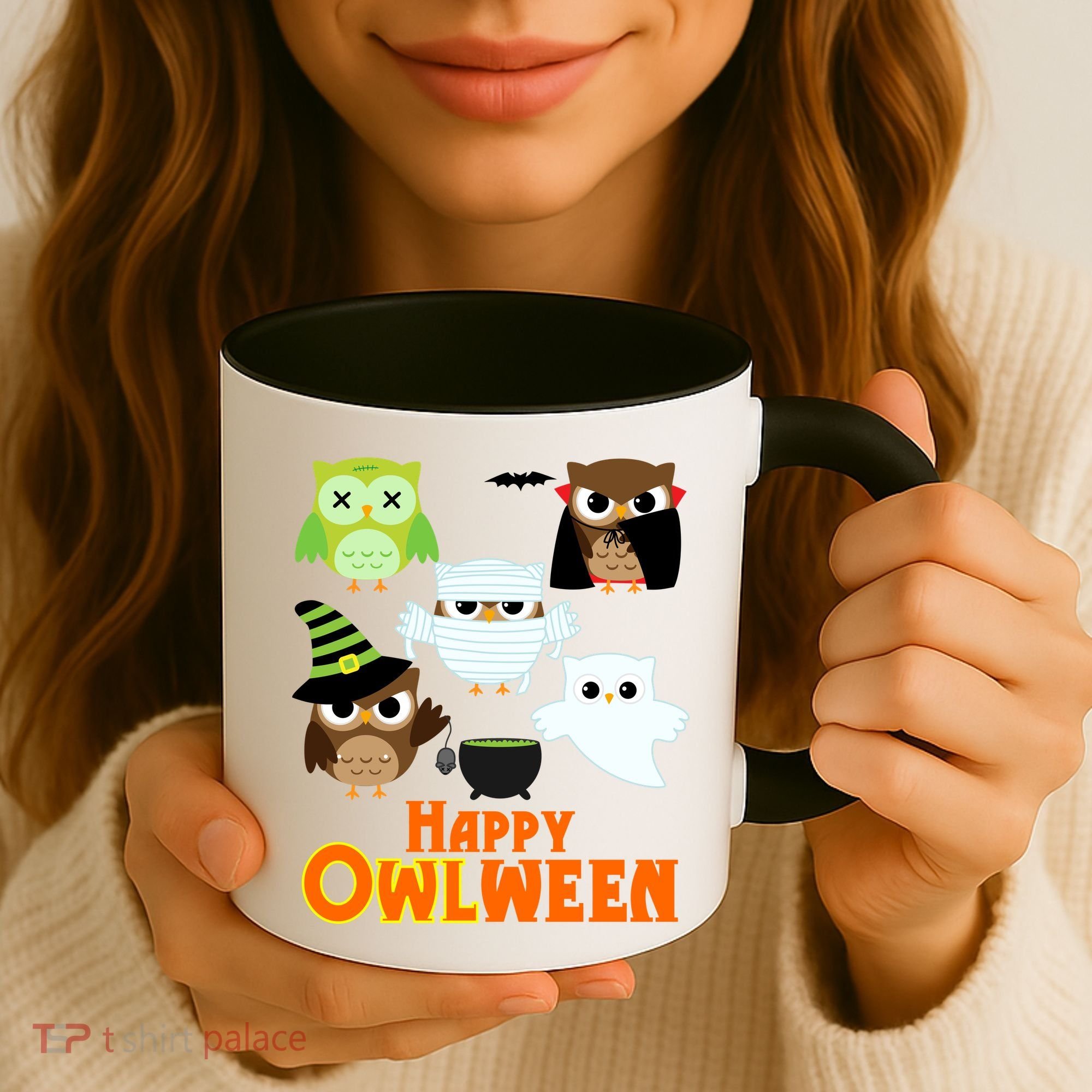 Happy OWLween Halloween Cute Coffee Mug