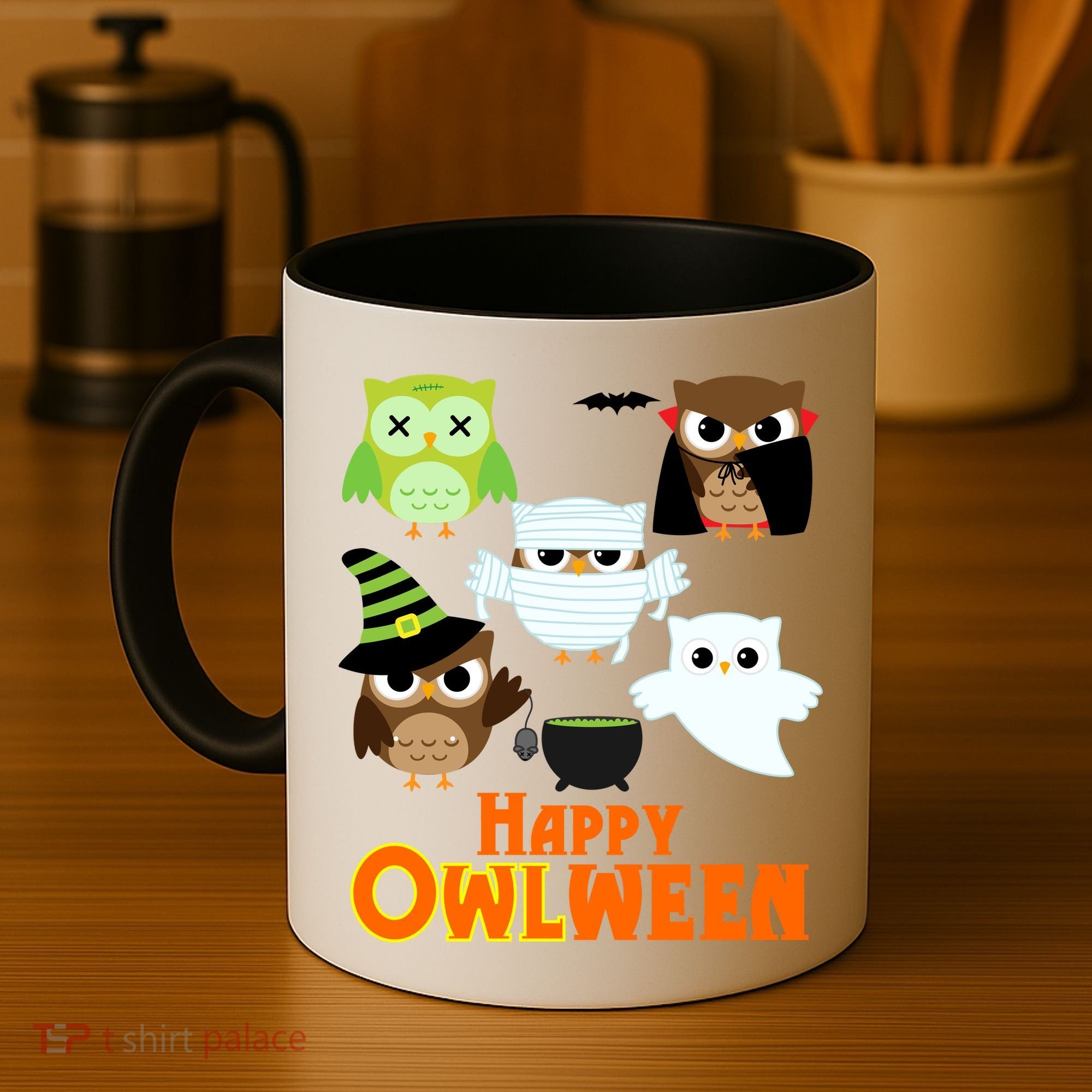 Happy OWLween Halloween Cute Coffee Mug
