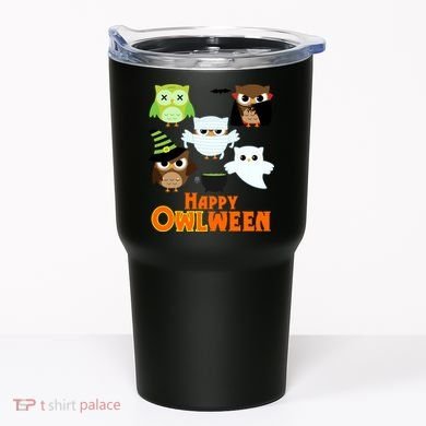 Happy OWLween Halloween Cute Tumbler
