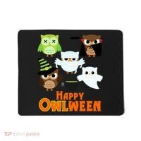 Happy OWLween Halloween Cute Mousepad thumb 0