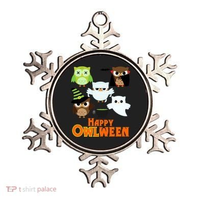 Happy OWLween Halloween Cute Ornament