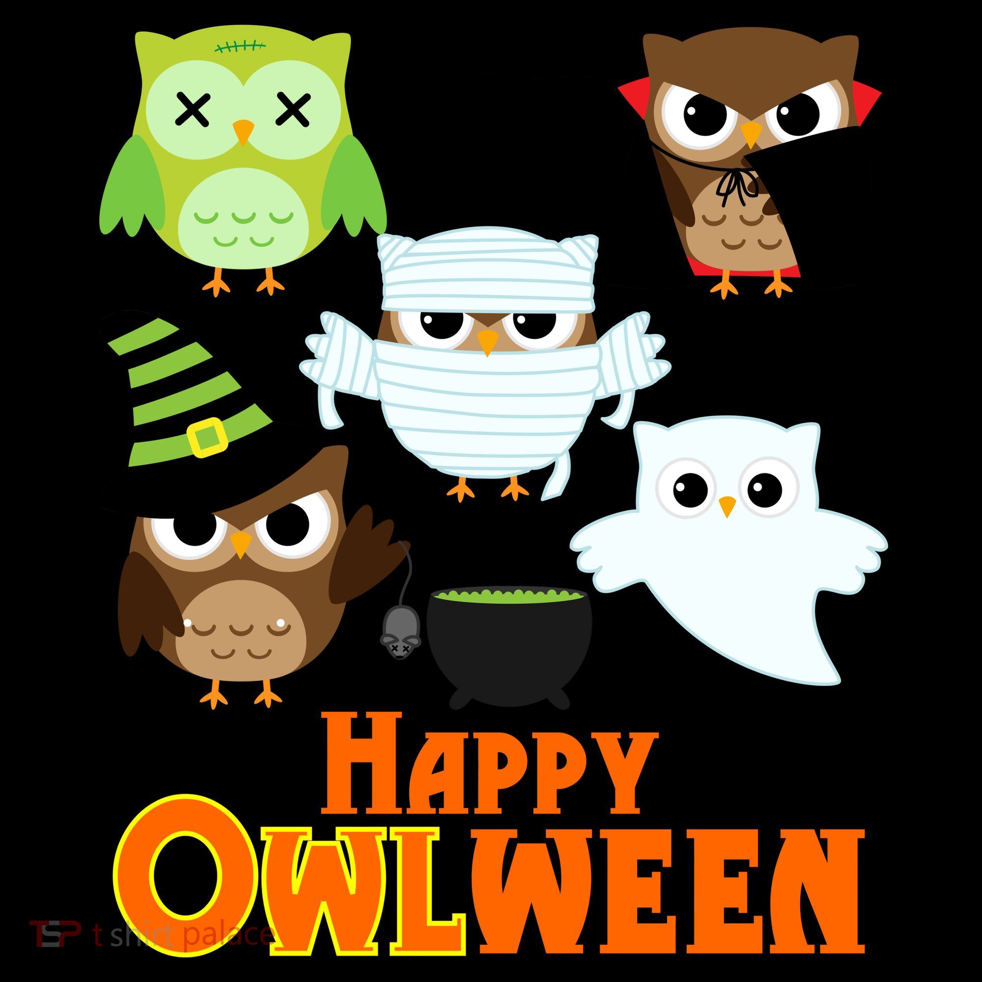 Happy OWLween Halloween Cute Tank Top