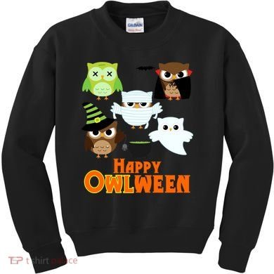 Happy OWLween Halloween Cute Kids Sweatshirt