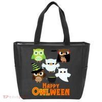 Happy OWLween Halloween Cute Tote Bag thumb 0