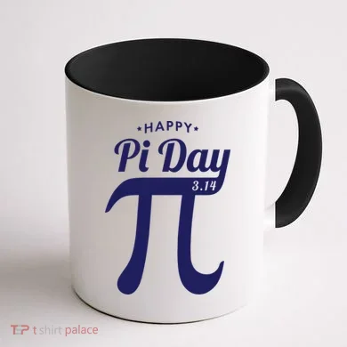 Happy Pi Day 3.14 Coffee Mug back