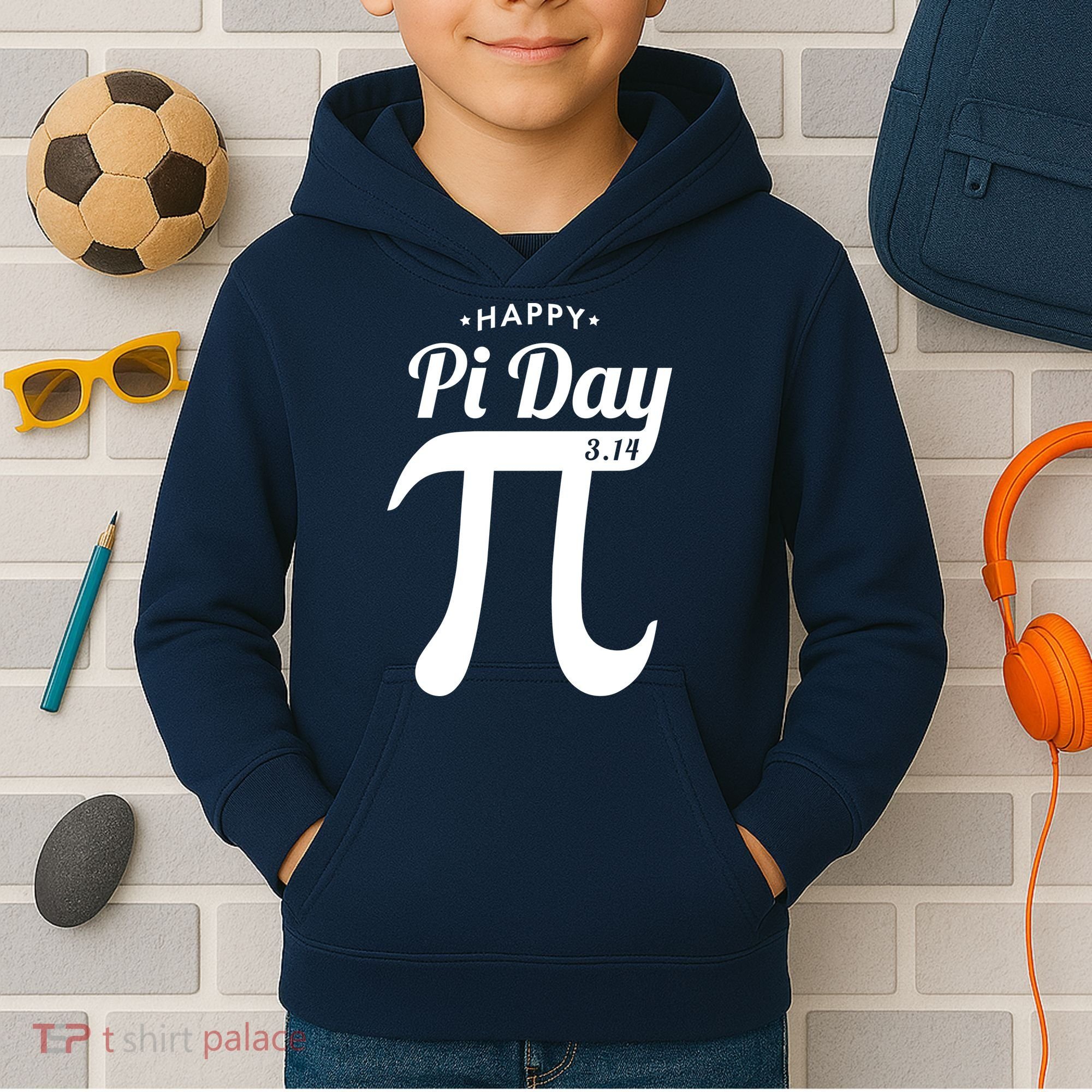 Happy Pi Day 3.14 Kids Hoodie