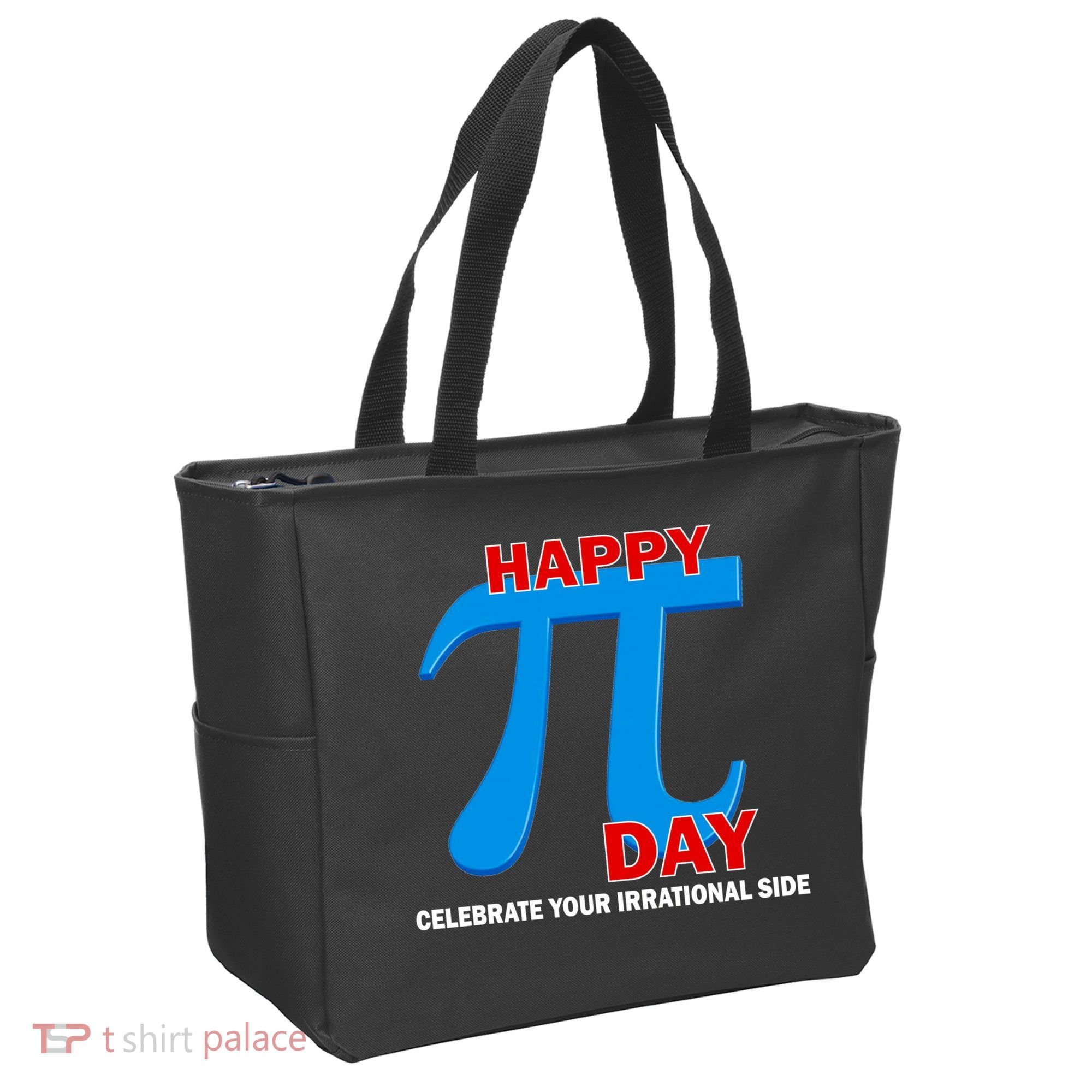 Happy Pi Day Celebrate Your Irrational Side Tote Bag