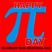 Happy Pi Day Celebrate Your Irrational Side Santa Hat thumb 1