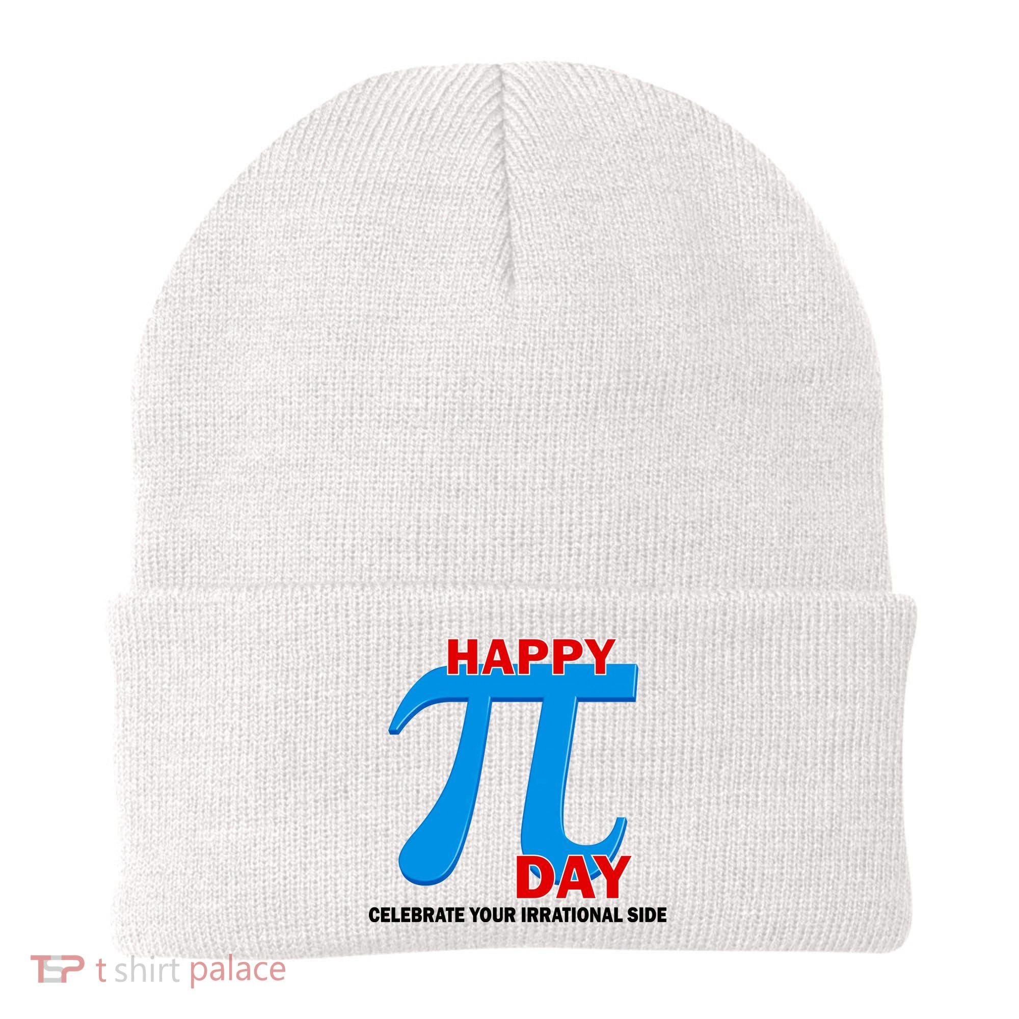 Happy Pi Day Celebrate Your Irrational Side Beanie