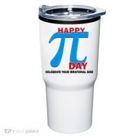 Happy Pi Day Celebrate Your Irrational Side Tumbler thumb 0