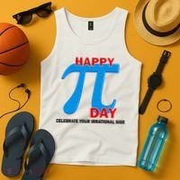 Happy Pi Day Celebrate Your Irrational Side Tank Top thumb 4