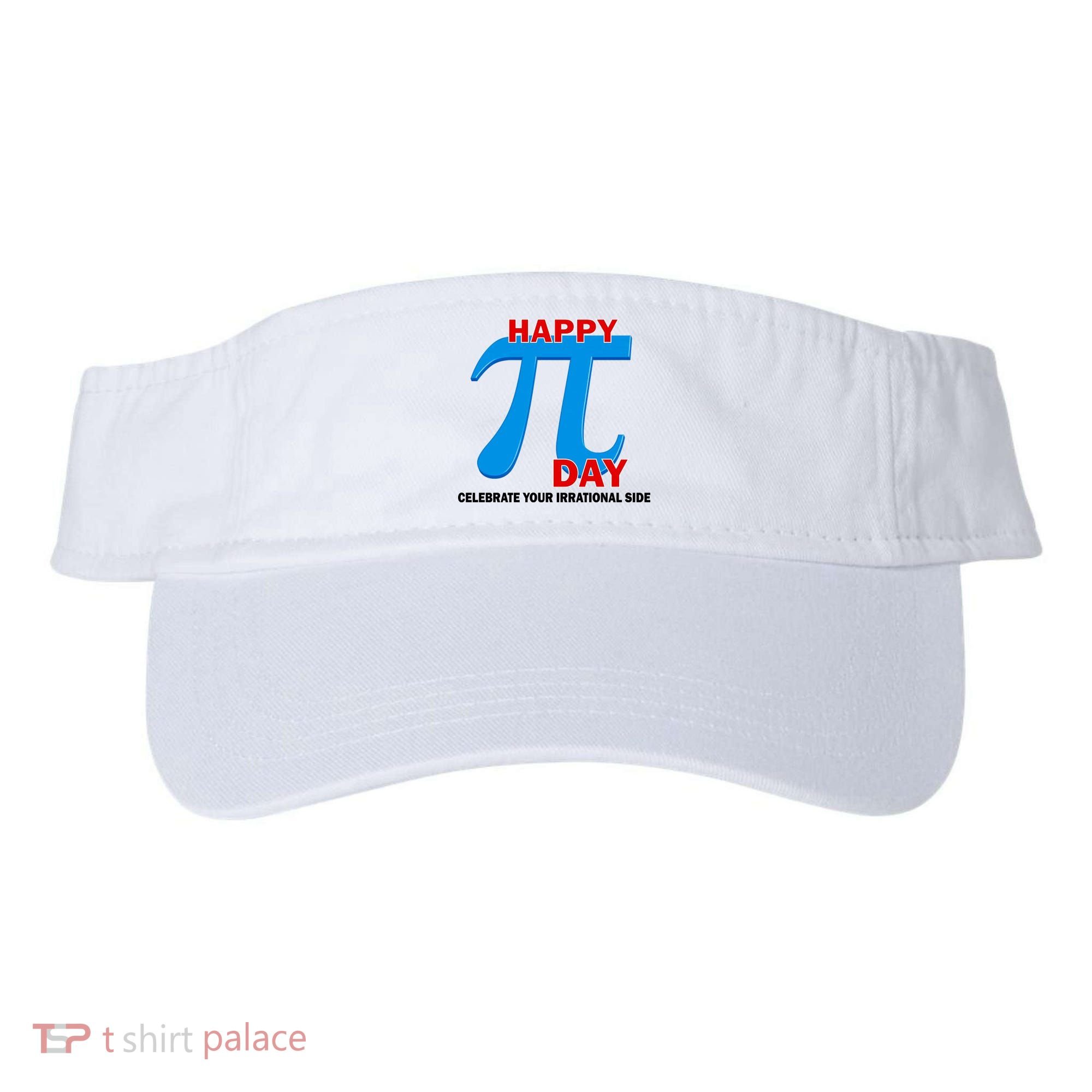 Happy Pi Day Celebrate Your Irrational Side Visor