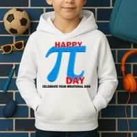 Happy Pi Day Celebrate Your Irrational Side Kids Hoodie thumb 2