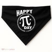 Happy Pi Day Numbers USA-Made Doggie Bandana thumb 0