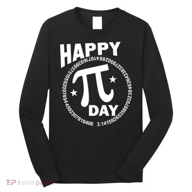 Happy Pi Day Numbers Long Sleeve Shirt