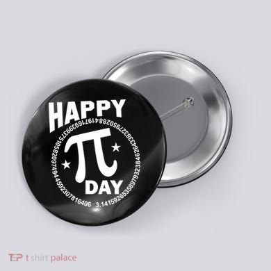 Happy Pi Day Numbers Button