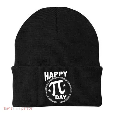 Happy Pi Day Numbers Beanie