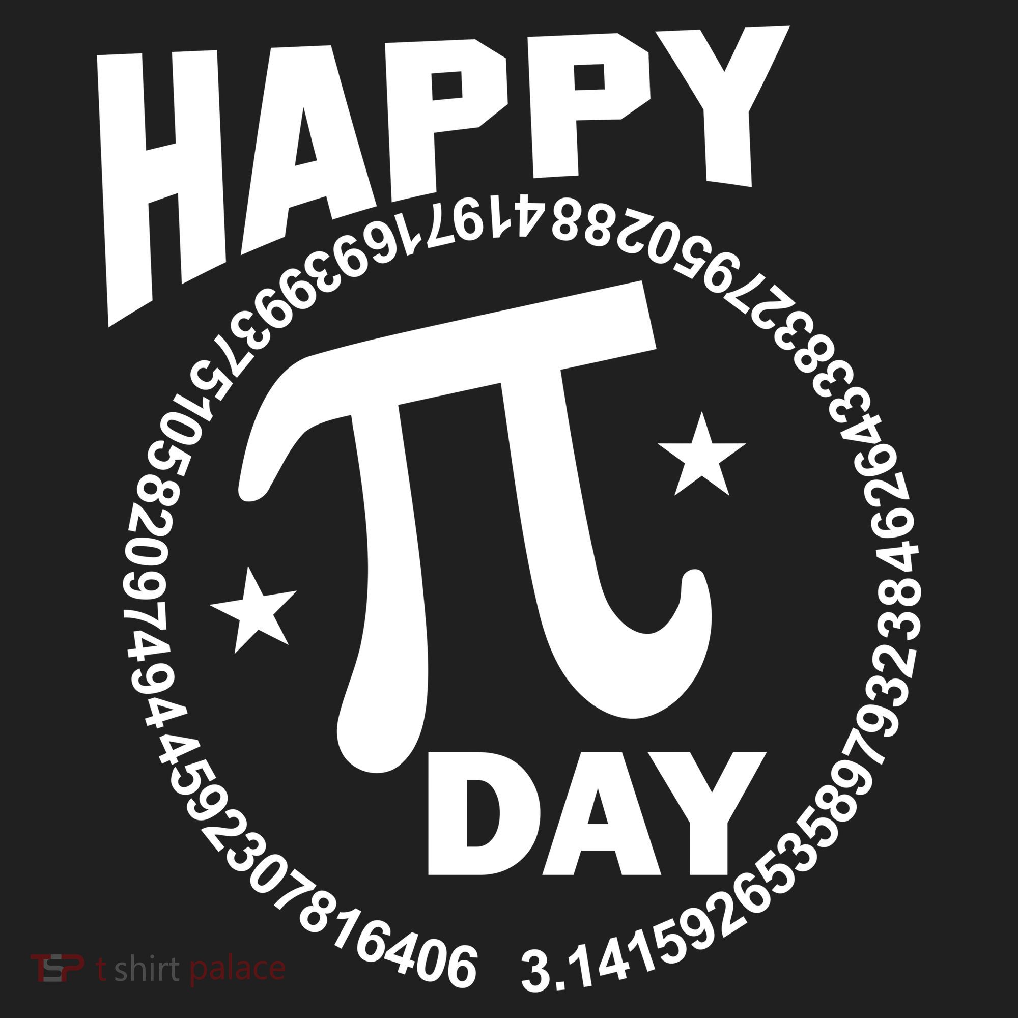 Happy Pi Day Numbers Golf Towel