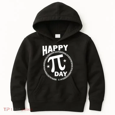 Happy Pi Day Numbers Kids Hoodie